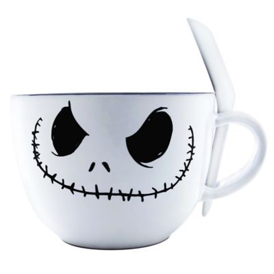 Disney Nightmare Before Christmas Jack Expressions Ceramic Soup Mug | 24  Ounces