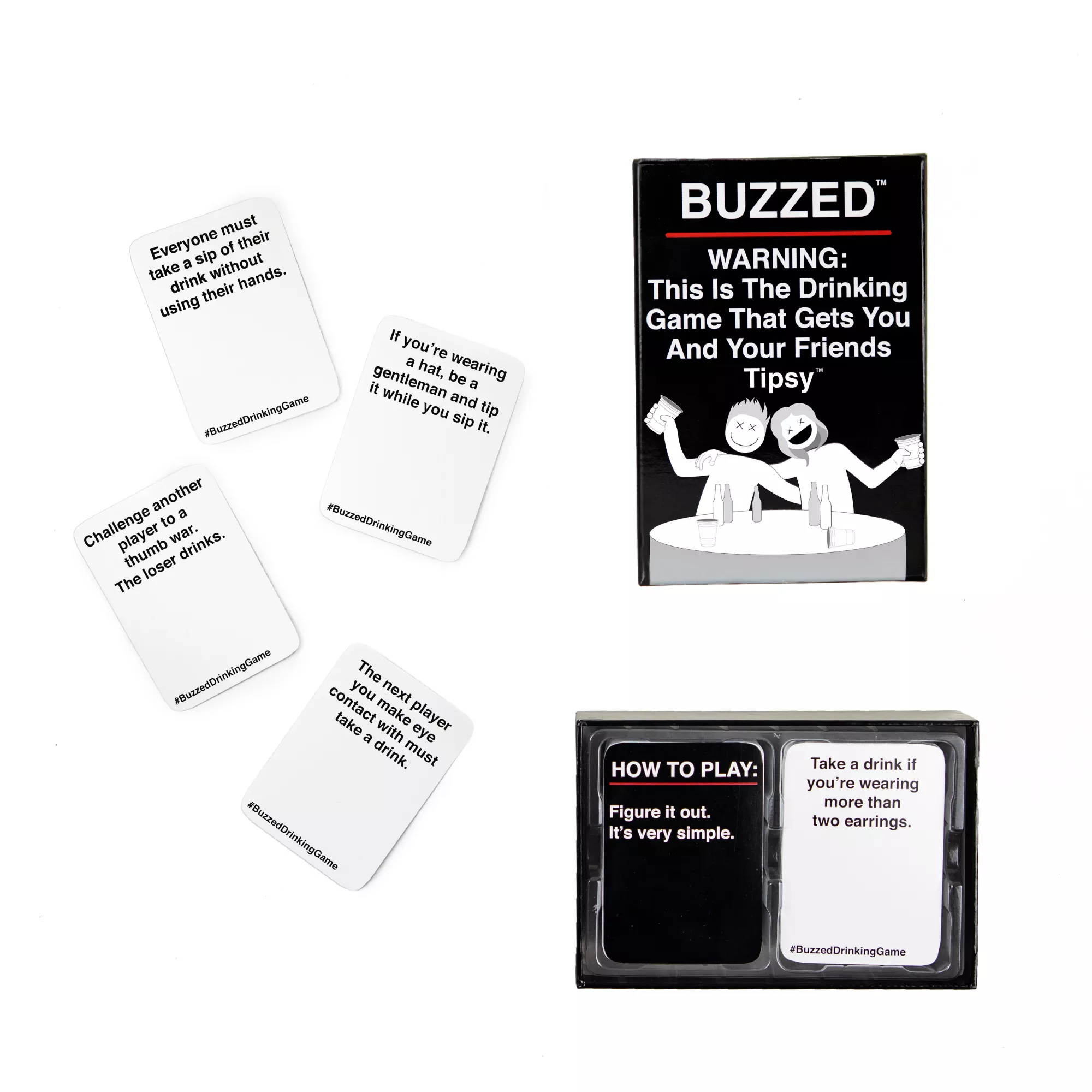 BUZZED Drinking Card Game at Spencer's