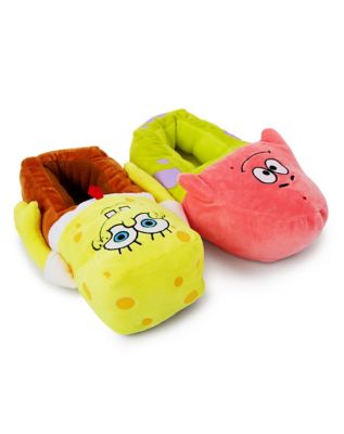 Urban Outfitters Spongebob And Patrick Plush Slipper for Men