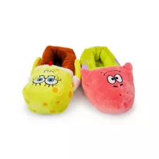 SpongeBob and Patrick Plush Slippers at Spencer's