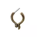 Goldtone Snake Clicker Septum Ring – 16 Gauge at Spencer's