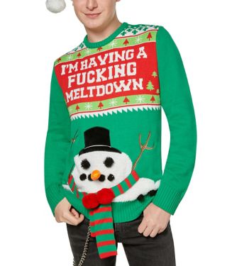 Fucking Meltdown Ugly Christmas Sweater
