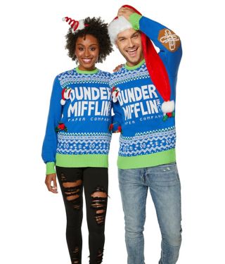 Dunder Mifflin The Office Ugly Christmas Sweater 