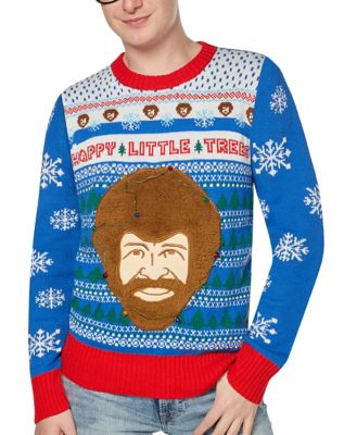 Bob ross 2025 christmas sweater