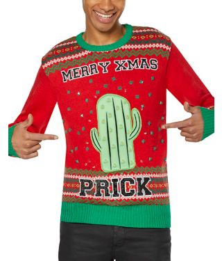 Merry Xmas Prick Ugly Christmas Sweater