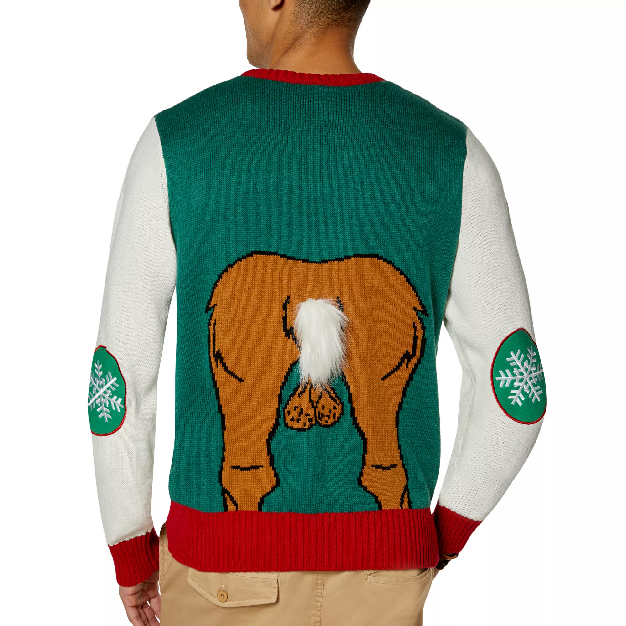 Light-Up Horny and Lit Moose Ugly Christmas Sweater