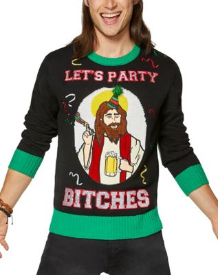 crude ugly christmas sweaters