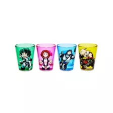 My Hero Academia Shot Glasses 2 oz. - 4 Pack at Spencer's