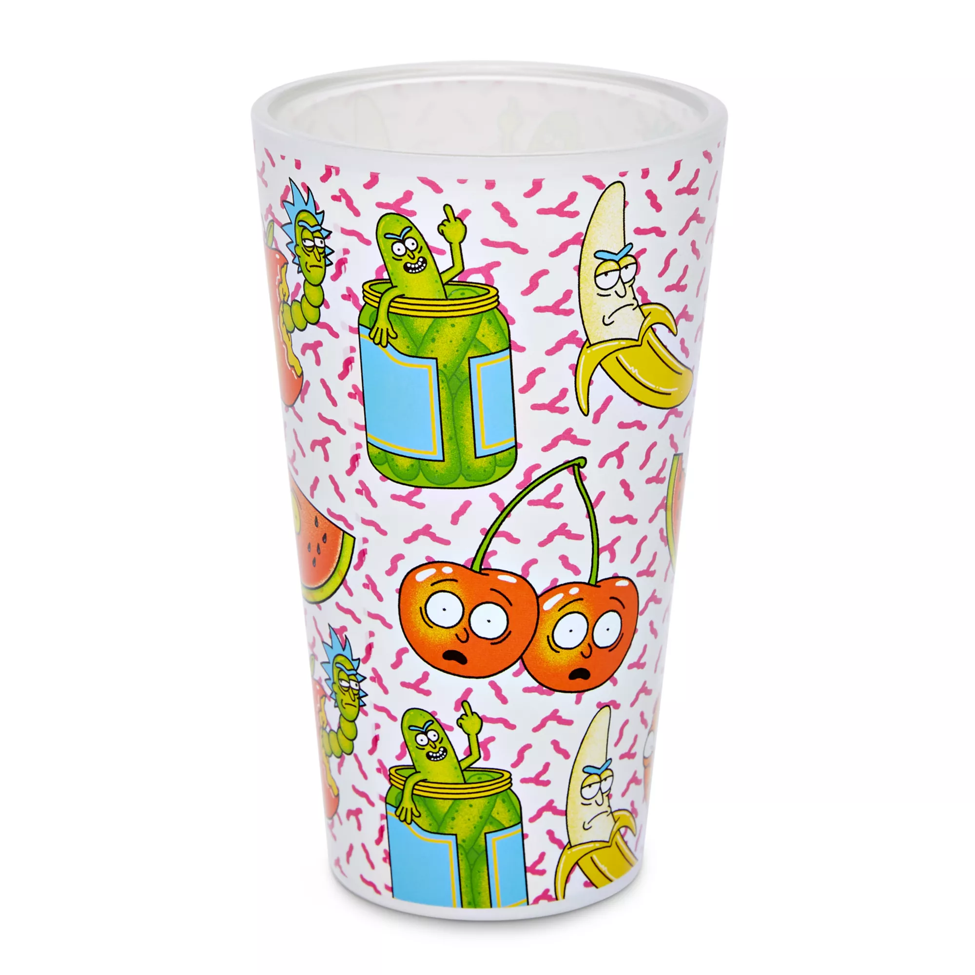 Rick and Morty Pint Glasses 4 Pack - 16 oz. at Spencer's