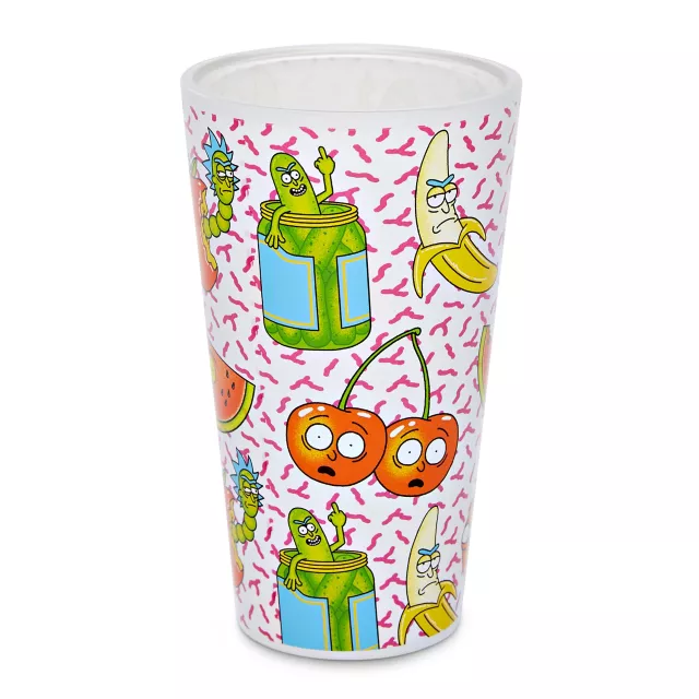 Rick and Morty Pint Glasses 4 Pack - 16 oz. at Spencer's