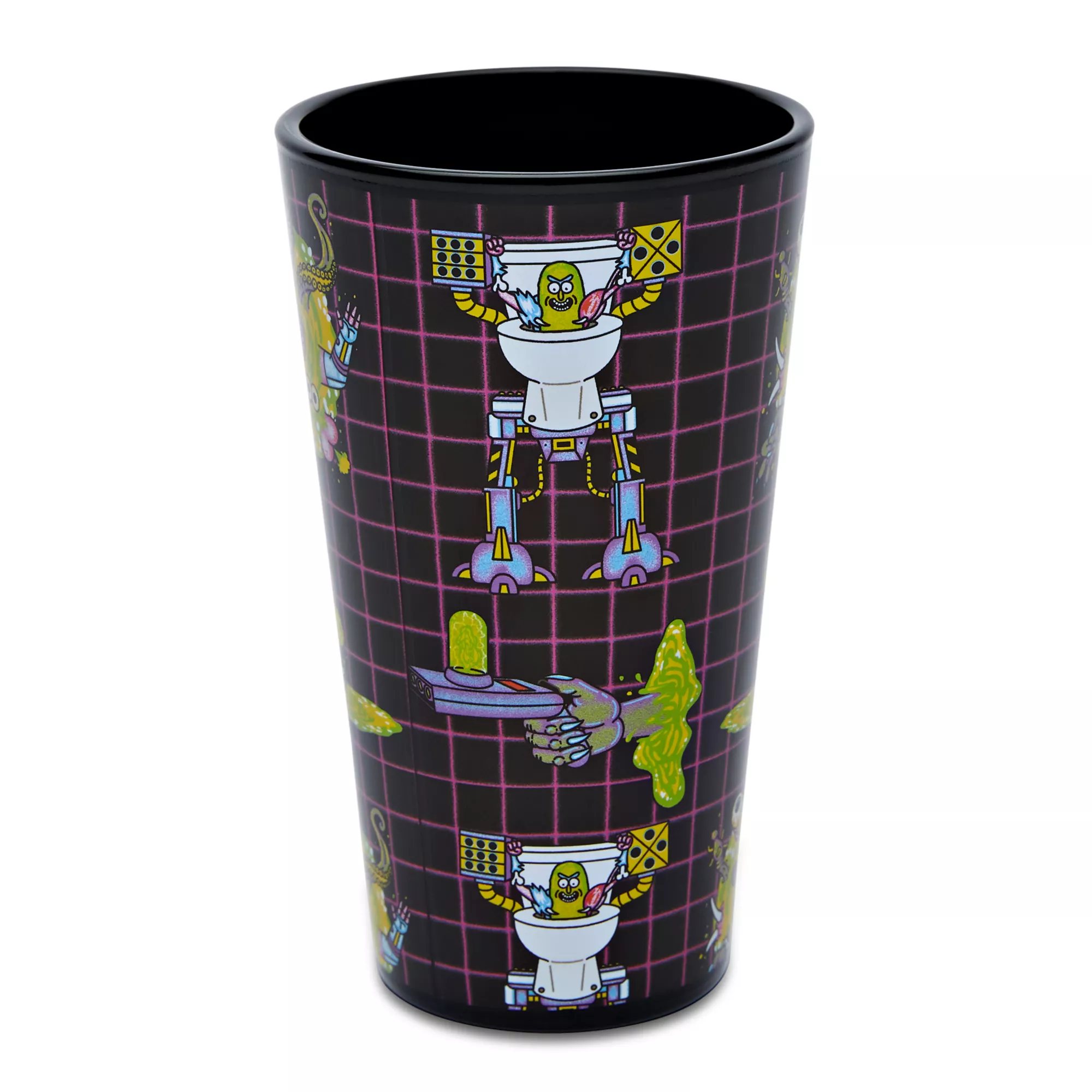 Rick and Morty Pint Glasses 4 Pack - 16 oz. at Spencer's