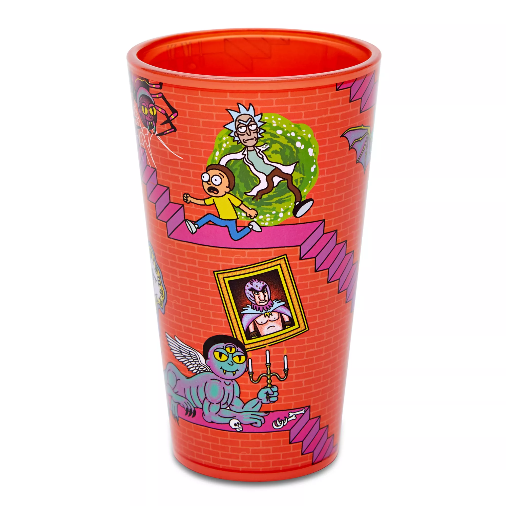 Rick and Morty Pint Glasses 4 Pack - 16 oz. at Spencer's
