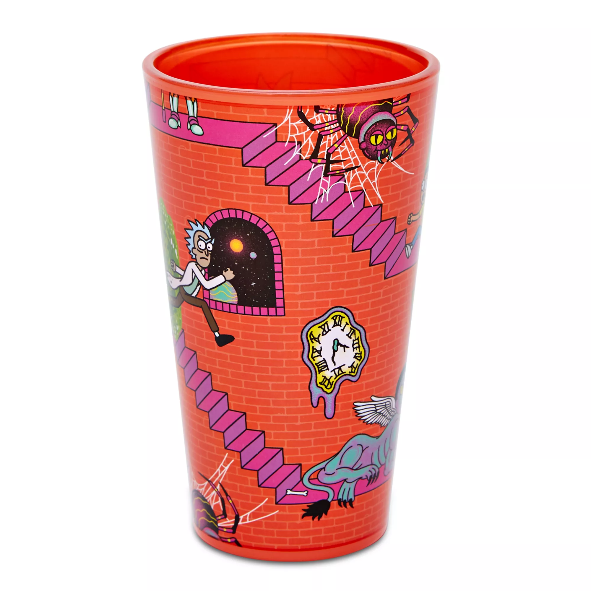 Rick and Morty Pint Glasses 4 Pack - 16 oz. at Spencer's