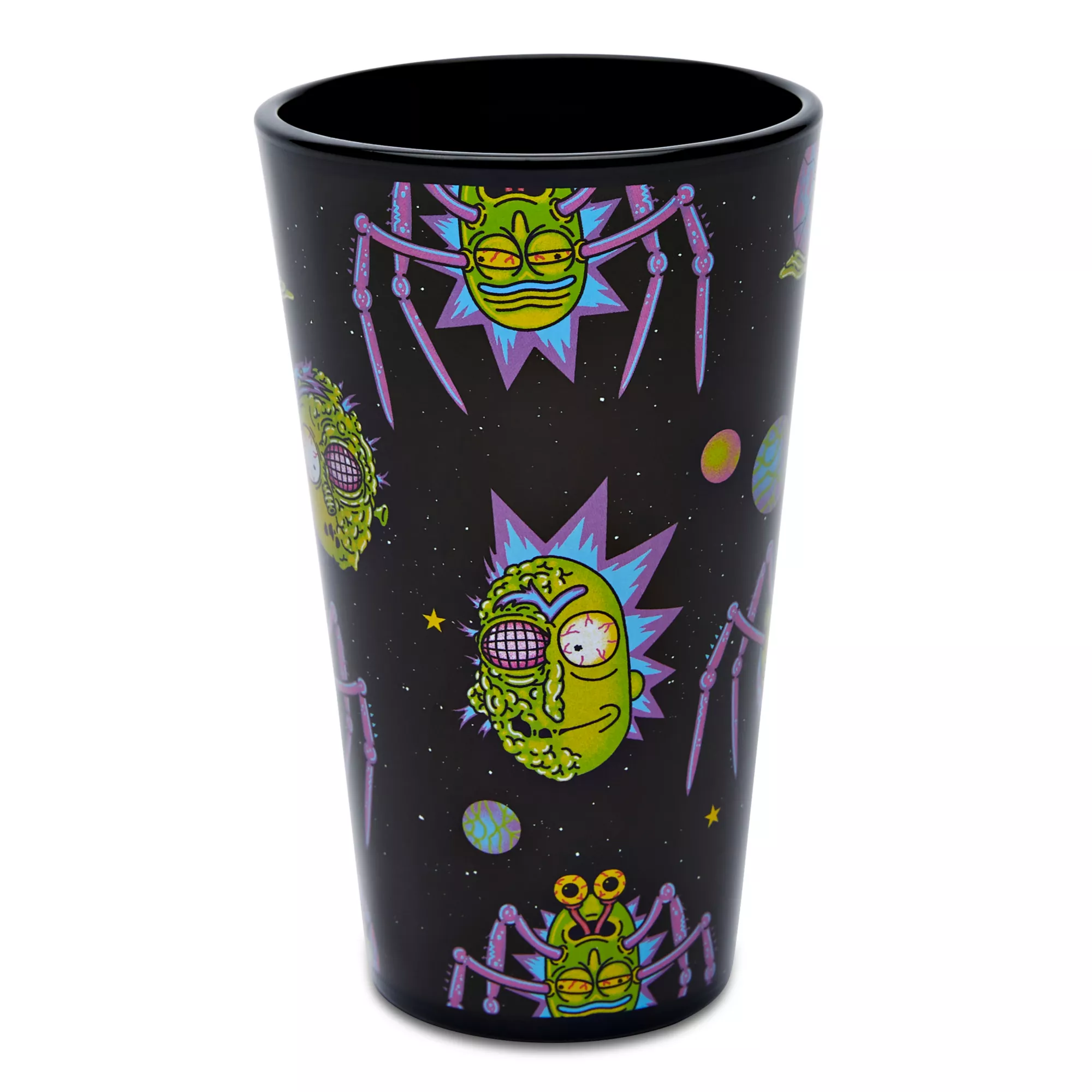 Rick and Morty Pint Glasses 4 Pack - 16 oz. at Spencer's