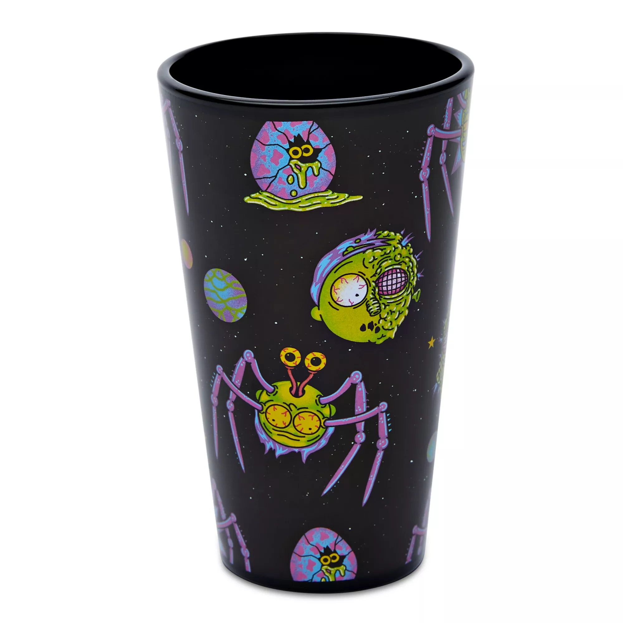 Rick and Morty Pint Glasses 4 Pack - 16 oz. at Spencer's