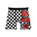 Checkered Rose Boxer Briefs at Spencer's