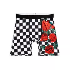Checkered Rose Boxer Briefs at Spencer's