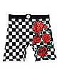 Checkered Rose Boxer Briefs