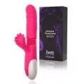 Ultimate Threesome Pink Thrusting Rechargeable Rabbit Vibrator 9.3 Inch - Hott Love Extreme at Spencer's