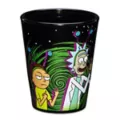 Peace Among Worlds Rick and Morty Shot Glass 2 oz. at Spencer's