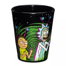 Peace Among Worlds Rick and Morty Shot Glass 2 oz. at Spencer's