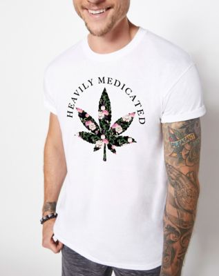 Spencer's THC Mens Sz M Grey Shirt Weed Marijuana NBA Logo Parody