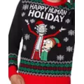 Light-Up Happy Human Holiday Christmas Sweater - Rick and Morty at Spencer's