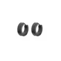Black Huggie Hoop Earrings - 18 Gauge at Spencer's