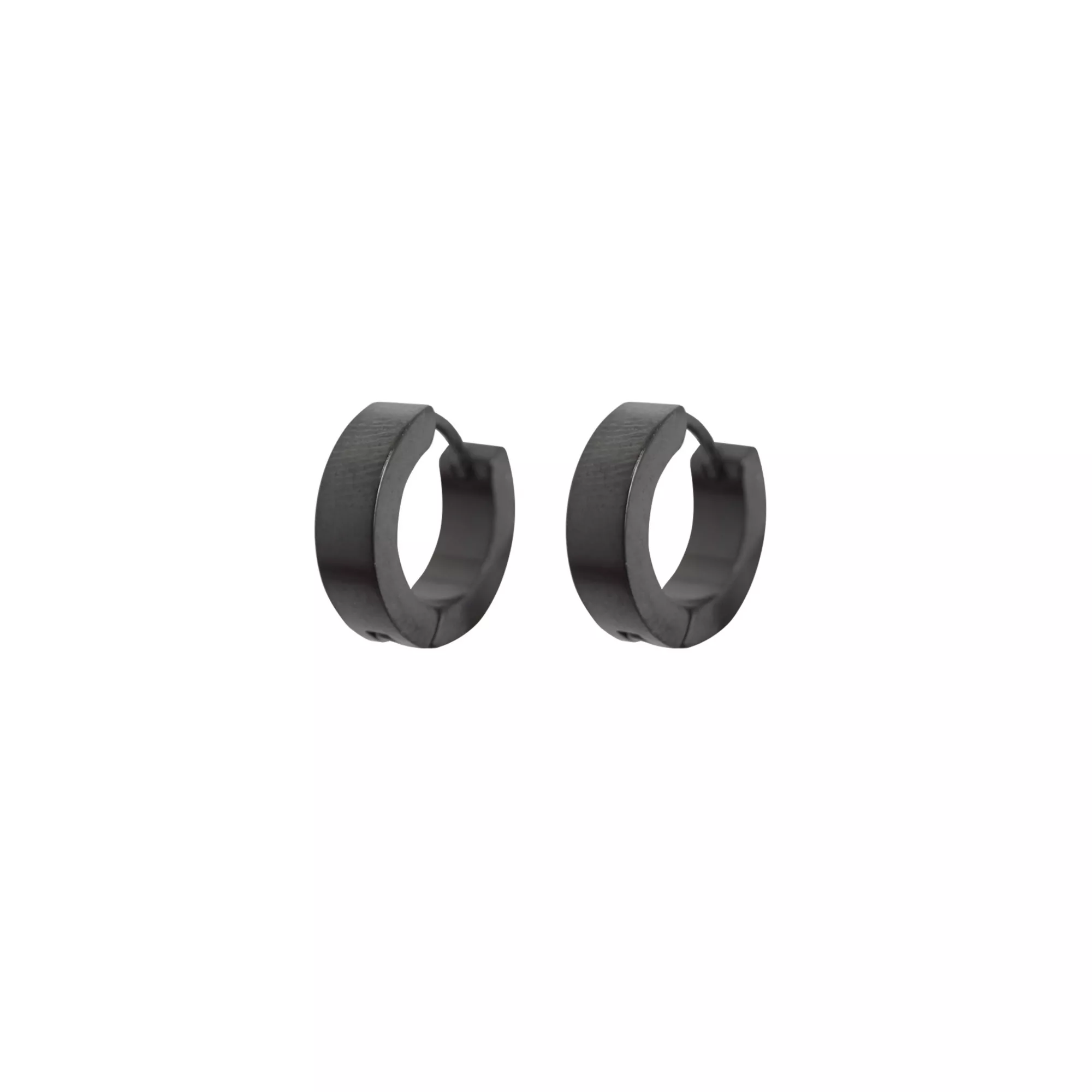 Black Huggie Hoop Earrings - 18 Gauge at Spencer's