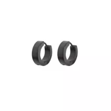 Black Huggie Hoop Earrings - 18 Gauge at Spencer's