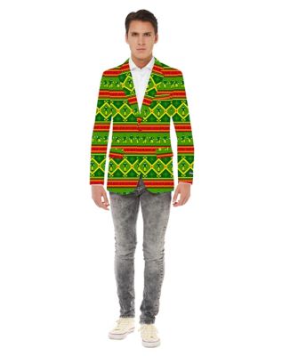 Ugly christmas sweater outlet blazer