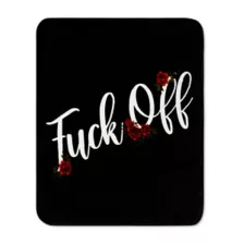 Rose Design Fuck Off Fleece Blanket at Spencer's