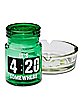 420 Somewhere Stash Jar and Ashtray - 6 oz.