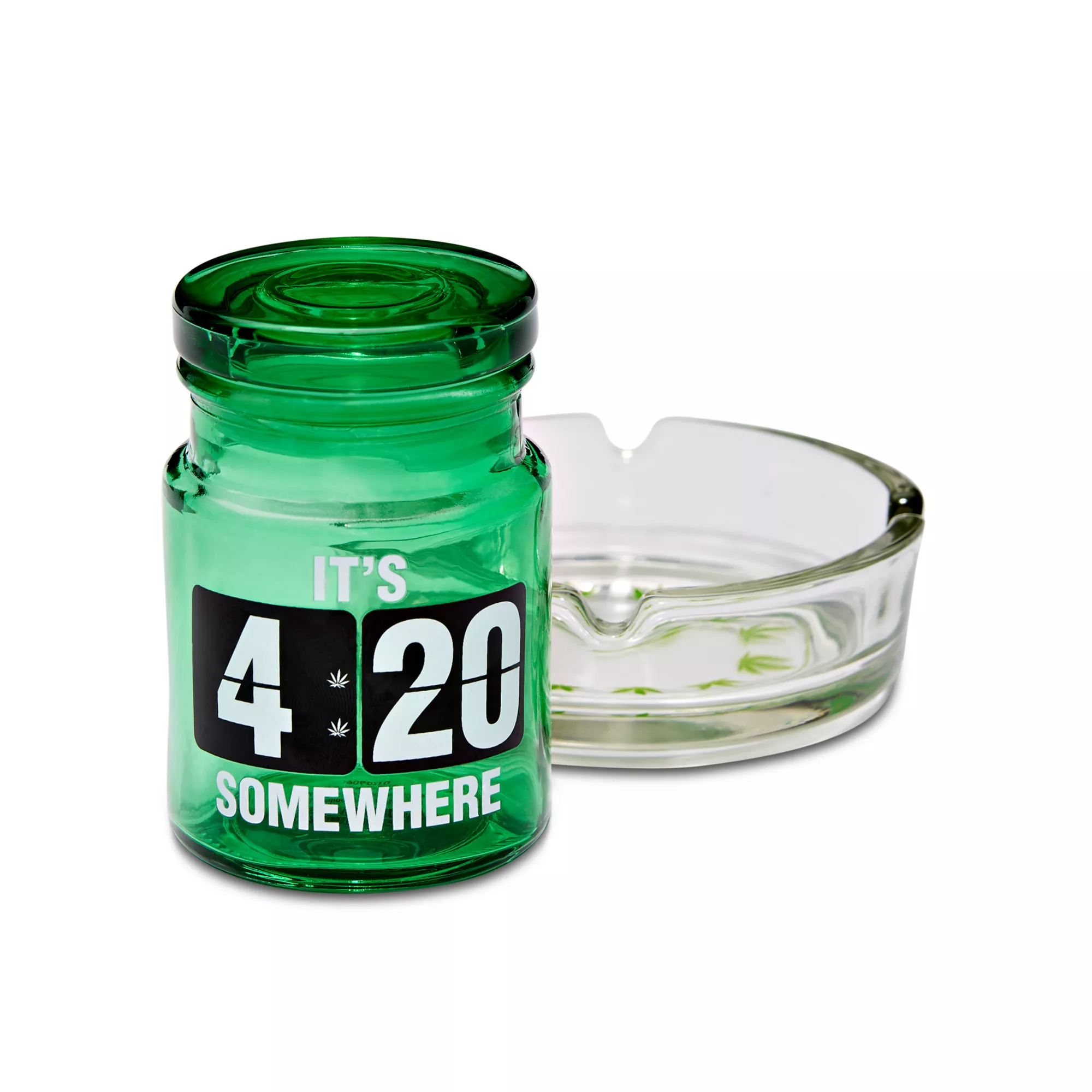 420 Somewhere Stash Jar and Ashtray - 6 oz. at Spencer's