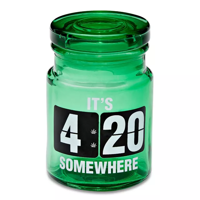 420 Somewhere Stash Jar and Ashtray - 6 oz. at Spencer's