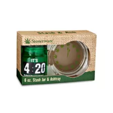 420 Somewhere Stash Jar and Ashtray - 6 oz. at Spencer's