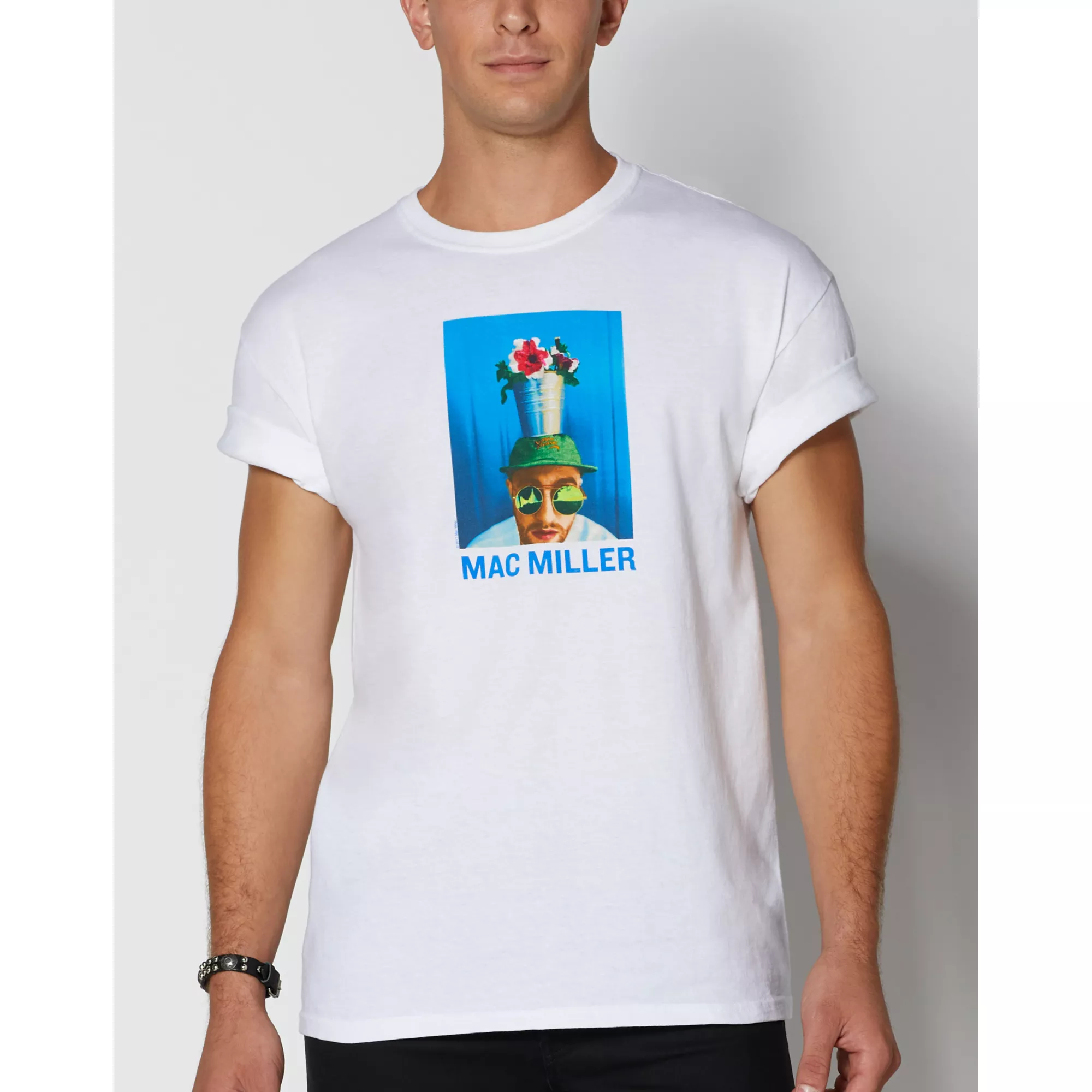 Mac Miller Flower T Shirt at Spencer's