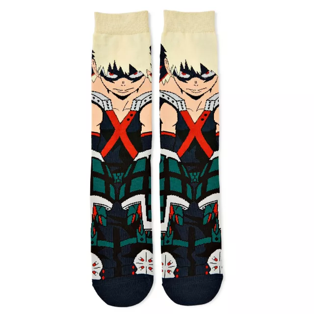 Bakugo 360 Crew Socks - My Hero Academia at Spencer's