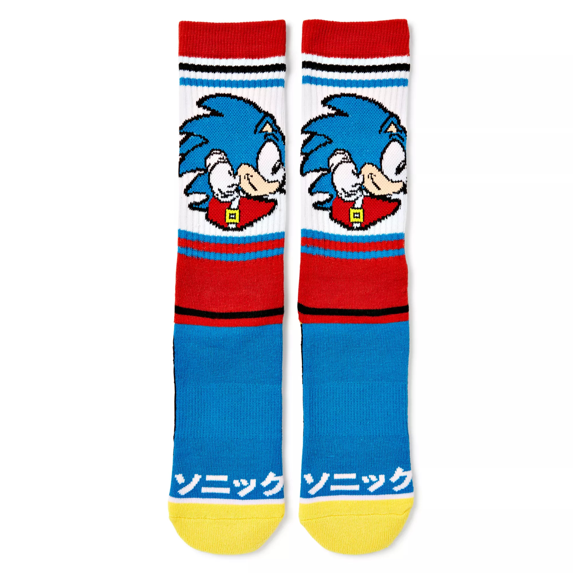 Sonic The Hedgehog Crew Socks at Spencer's