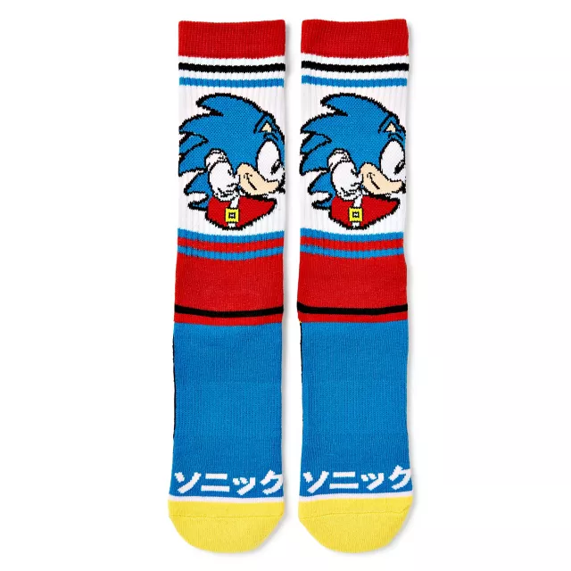 Sonic The Hedgehog Crew Socks at Spencer's