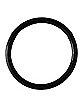 Black Hinged Hoop Nose Ring - 20 Gauge