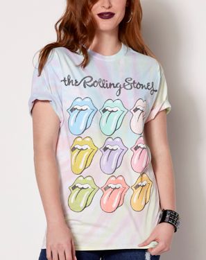 Tie Dye Pastel The Rolling Stones T Shirt