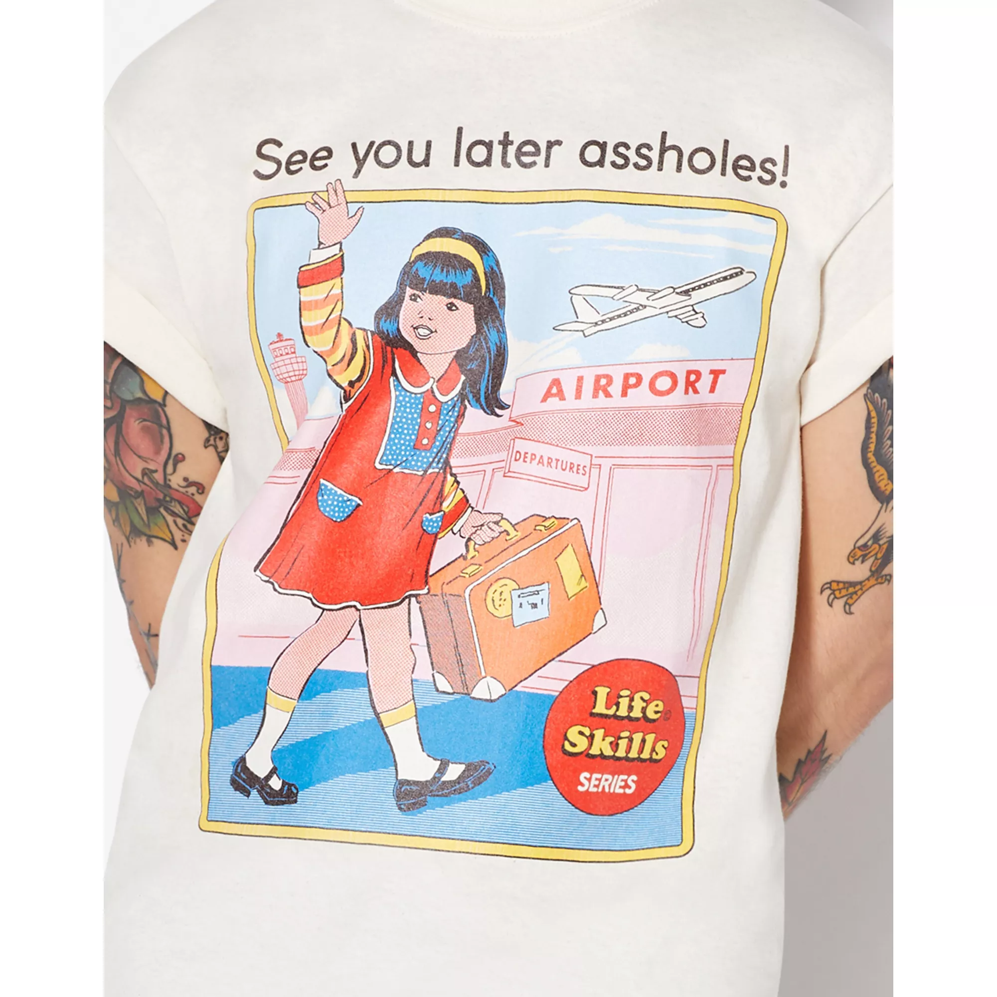 See You Later Assholes T Shirt - Steven Rhodes at Spencer's