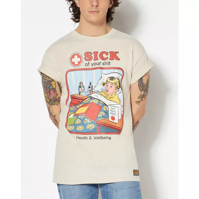 Sick of Your Shit T Shirt - Steven Rhodes at Spencer's