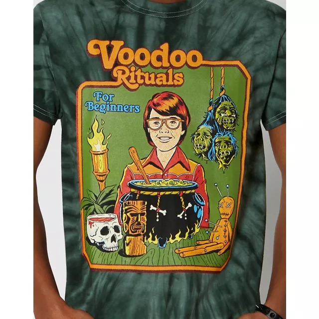 Tie Dye Voodoo Rituals T Shirt - Steven Rhodes at Spencer's