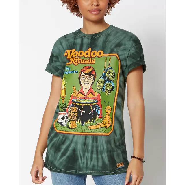 Tie Dye Voodoo Rituals T Shirt - Steven Rhodes at Spencer's