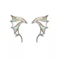 Silvertone Holographic Ear Cuff at Spencer's