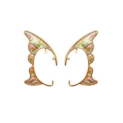 Fairy wing ear cuff no piercing, Fairy wing ear wrap, butter - Inspire  Uplift