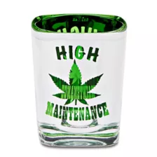 Leaf High Maintenance Shot Glass - 2 oz. at Spencer's