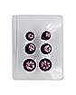 Multi-Pack Pink CZ Plugs - 6 Pair
